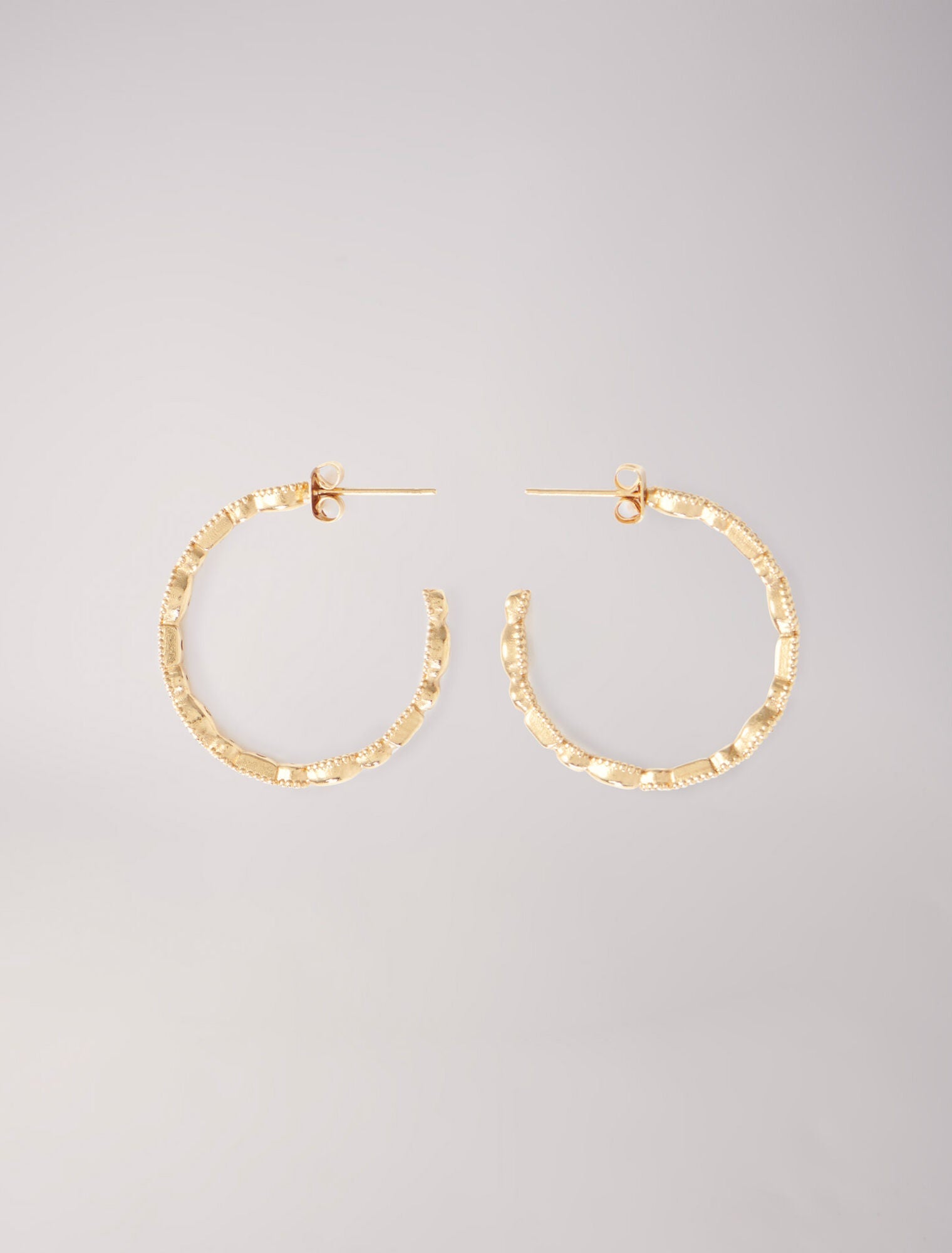 Gold-SOPHISTICATED HOOP EARRINGS