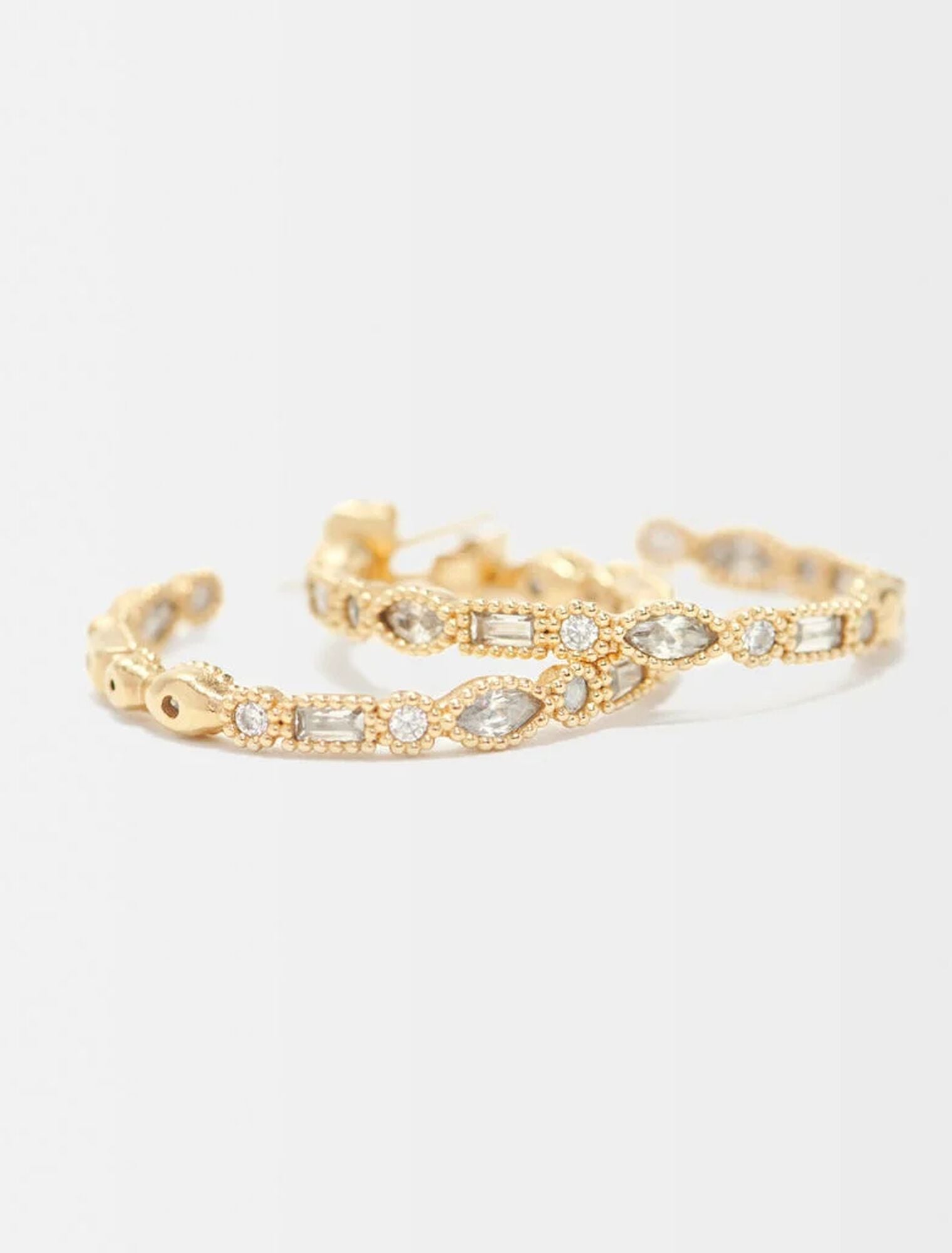 Gold-SOPHISTICATED HOOP EARRINGS