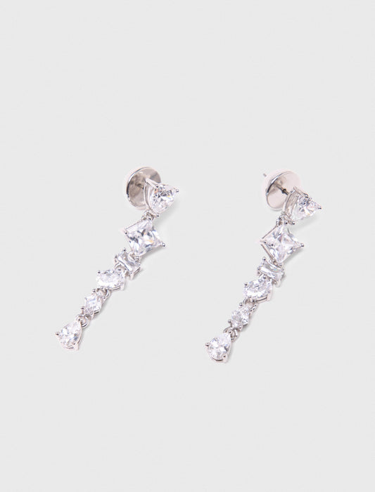 mfabi01068 rhinestone heart earrings crystal