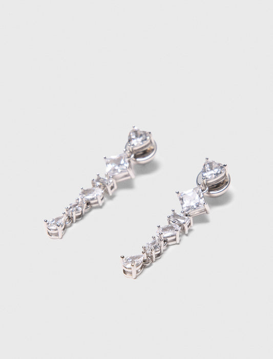 mfabi01068 rhinestone heart earrings crystal