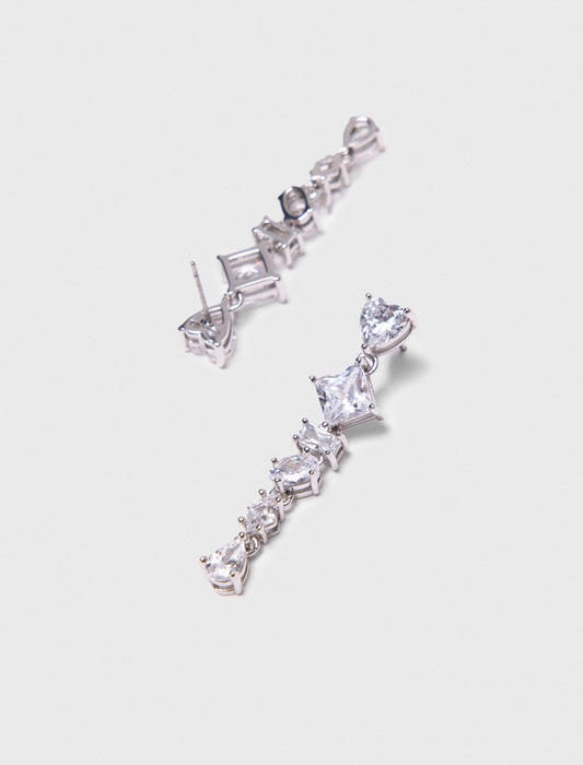 mfabi01068 rhinestone heart earrings crystal