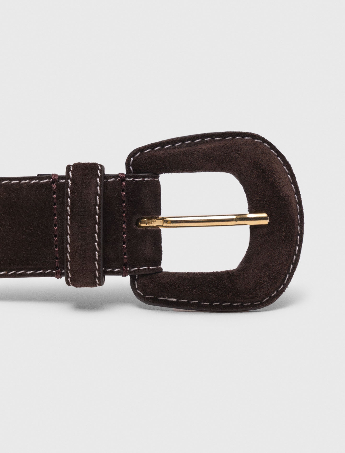 Suede belt