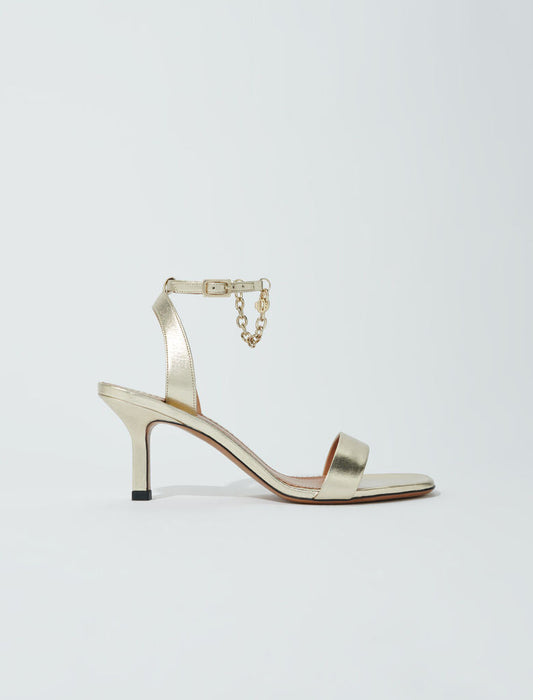 Light Gold-featured-Gold metallic leather sandals