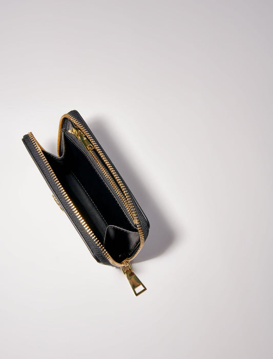 Black  -leather wallet