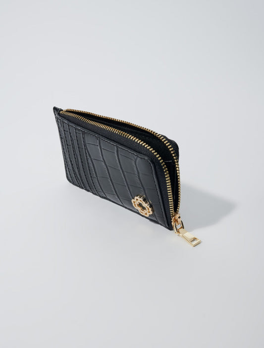 Black  -LEATHER CARD CASE
