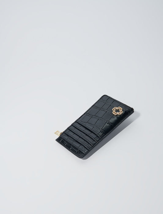Black  -LEATHER CARD CASE