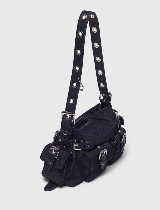 Miss M pockets denim bag
