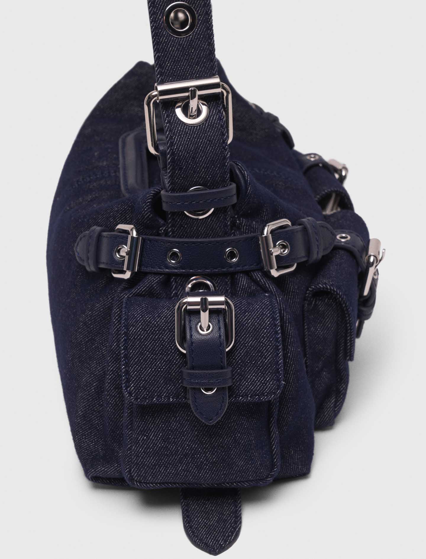 Miss M pockets denim bag
