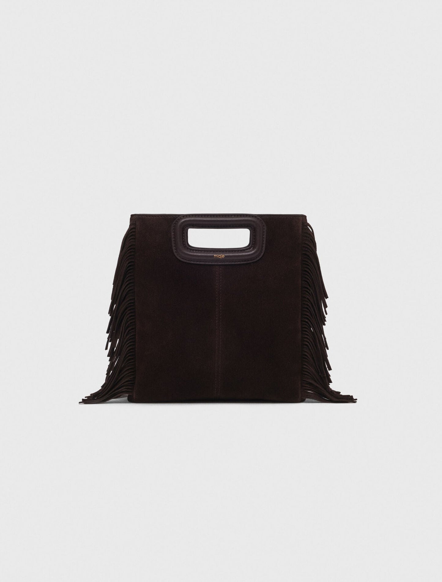 M bag in suede leather