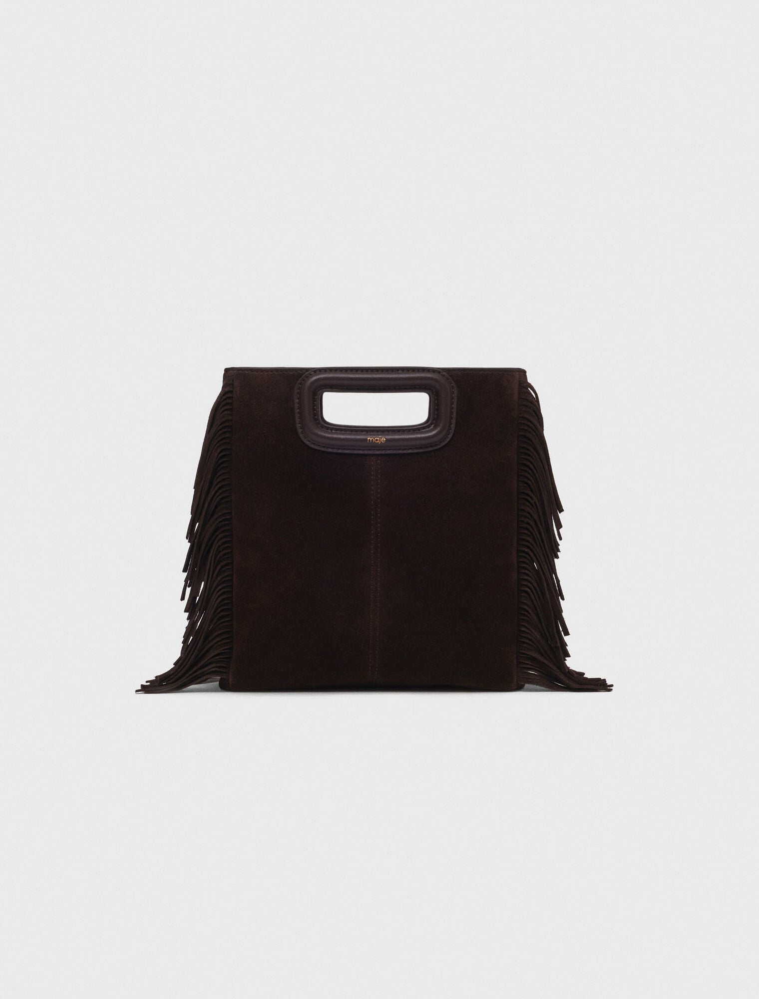 M bag in suede leather