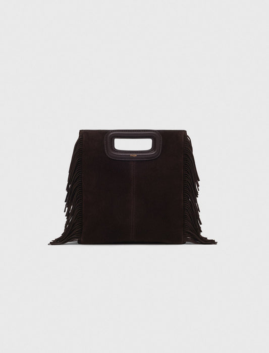 M bag in suede leather
