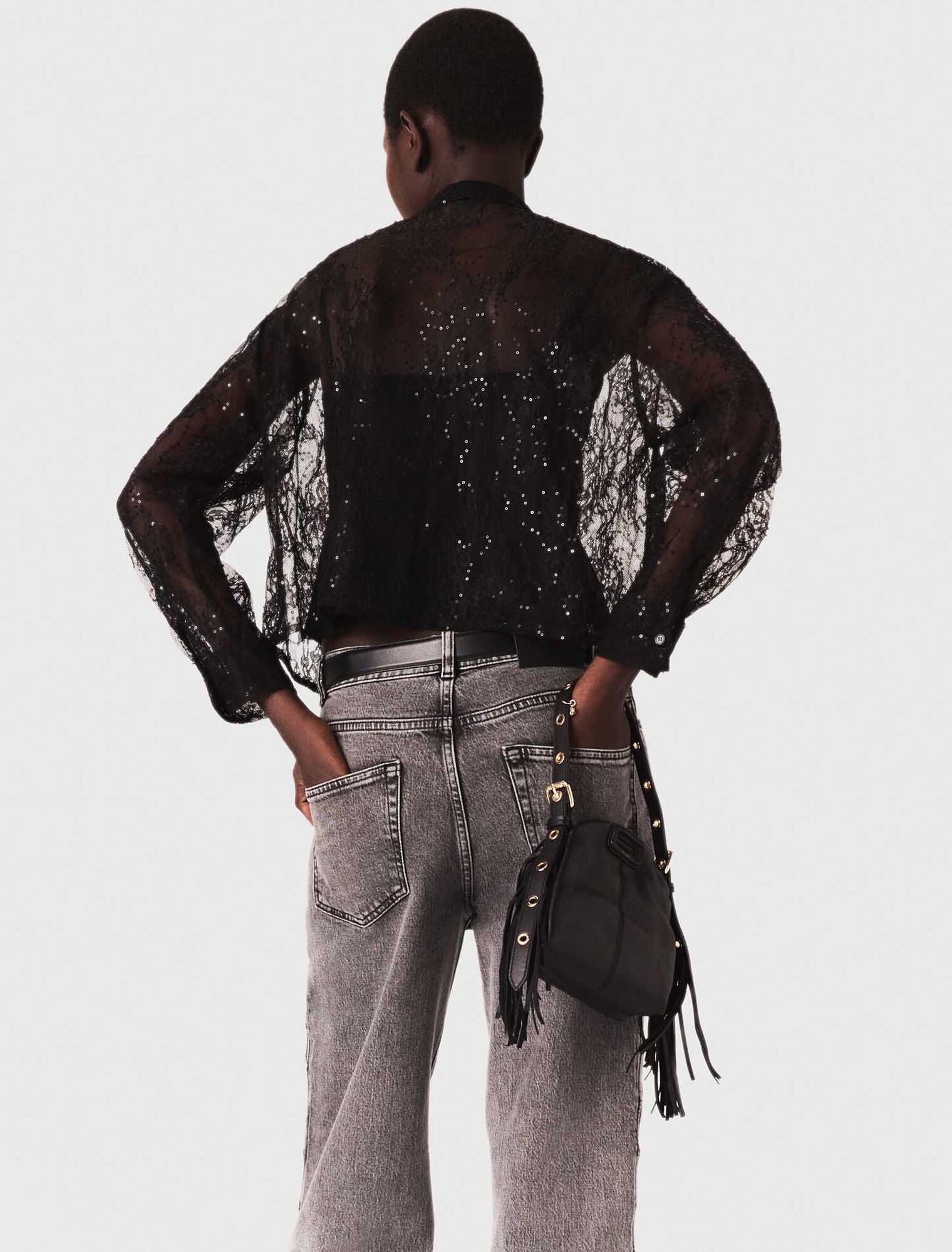 mfpcm00698 lace pussy bow shirt black