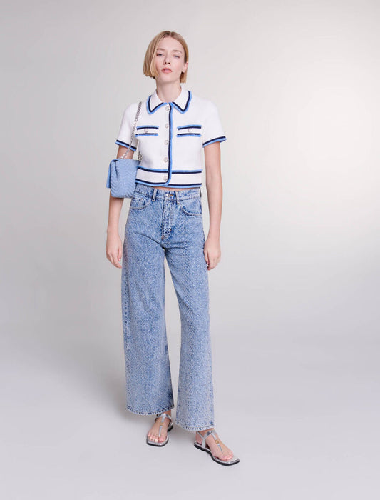 Blue featured-Rhinestone XL jeans