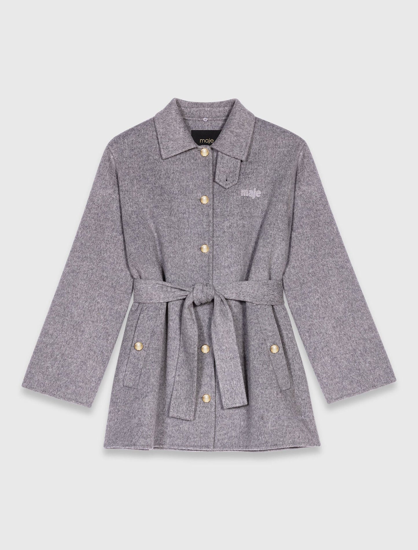 mfpou01381 wool coat light grey