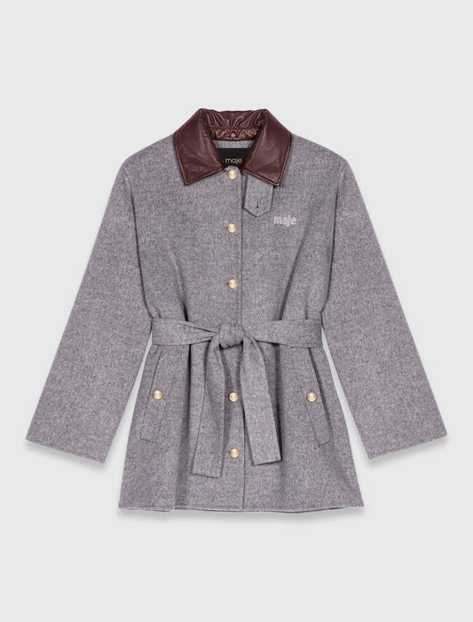 mfpou01381 wool coat light grey