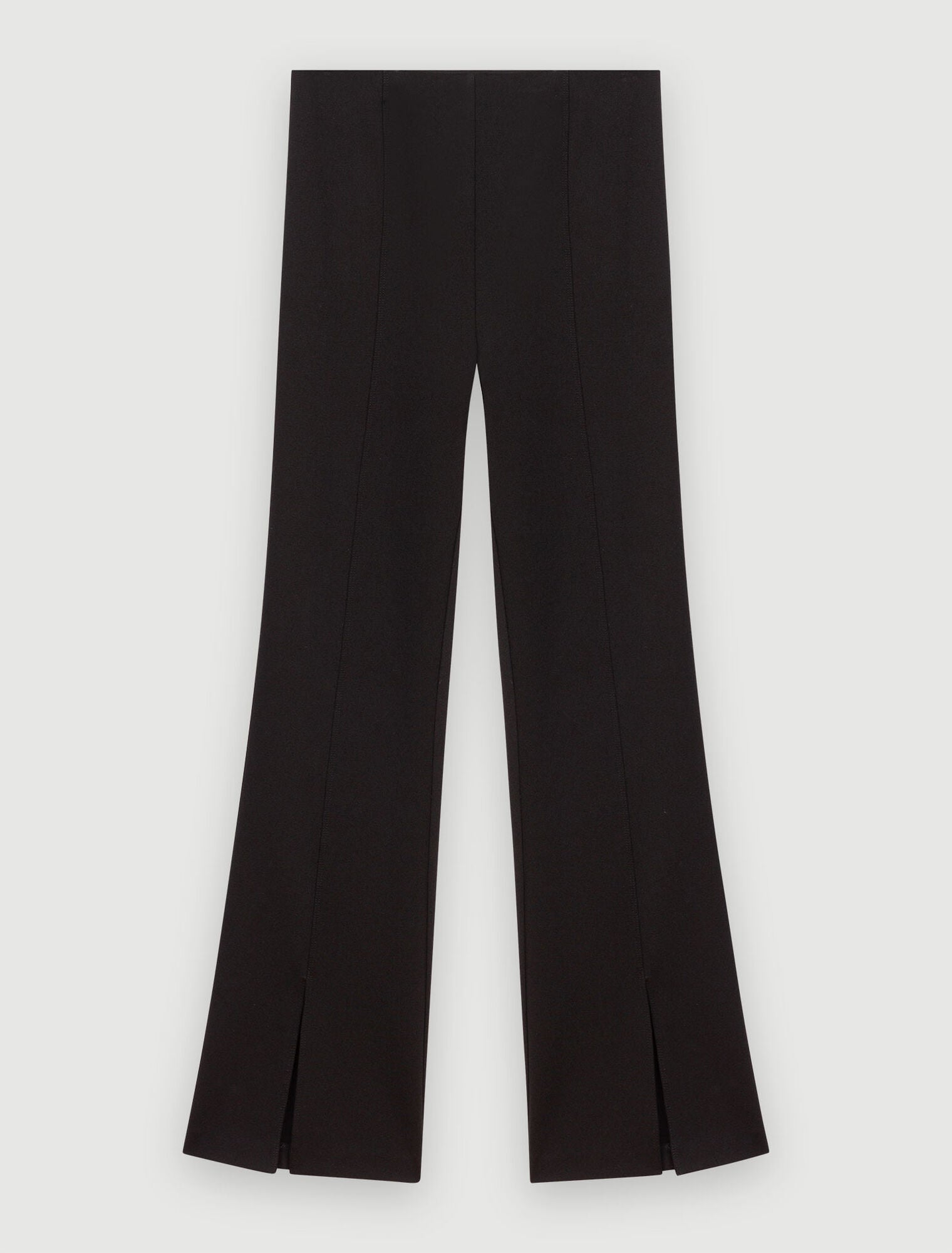 Black  -Slit trousers