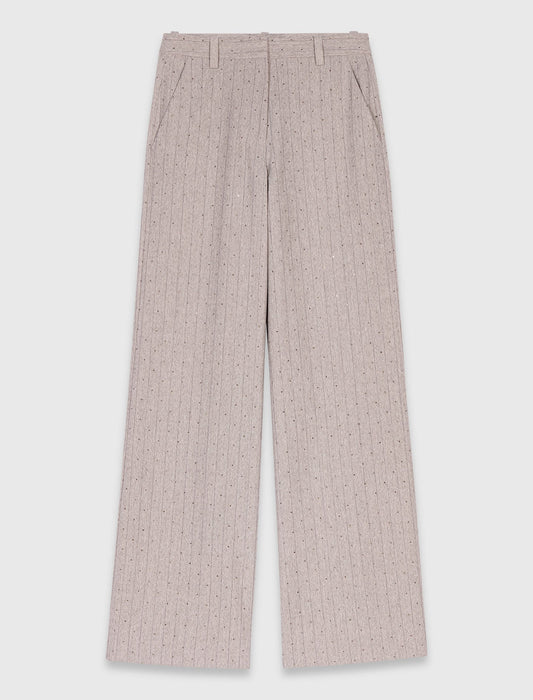 Rhinestone suit trousers