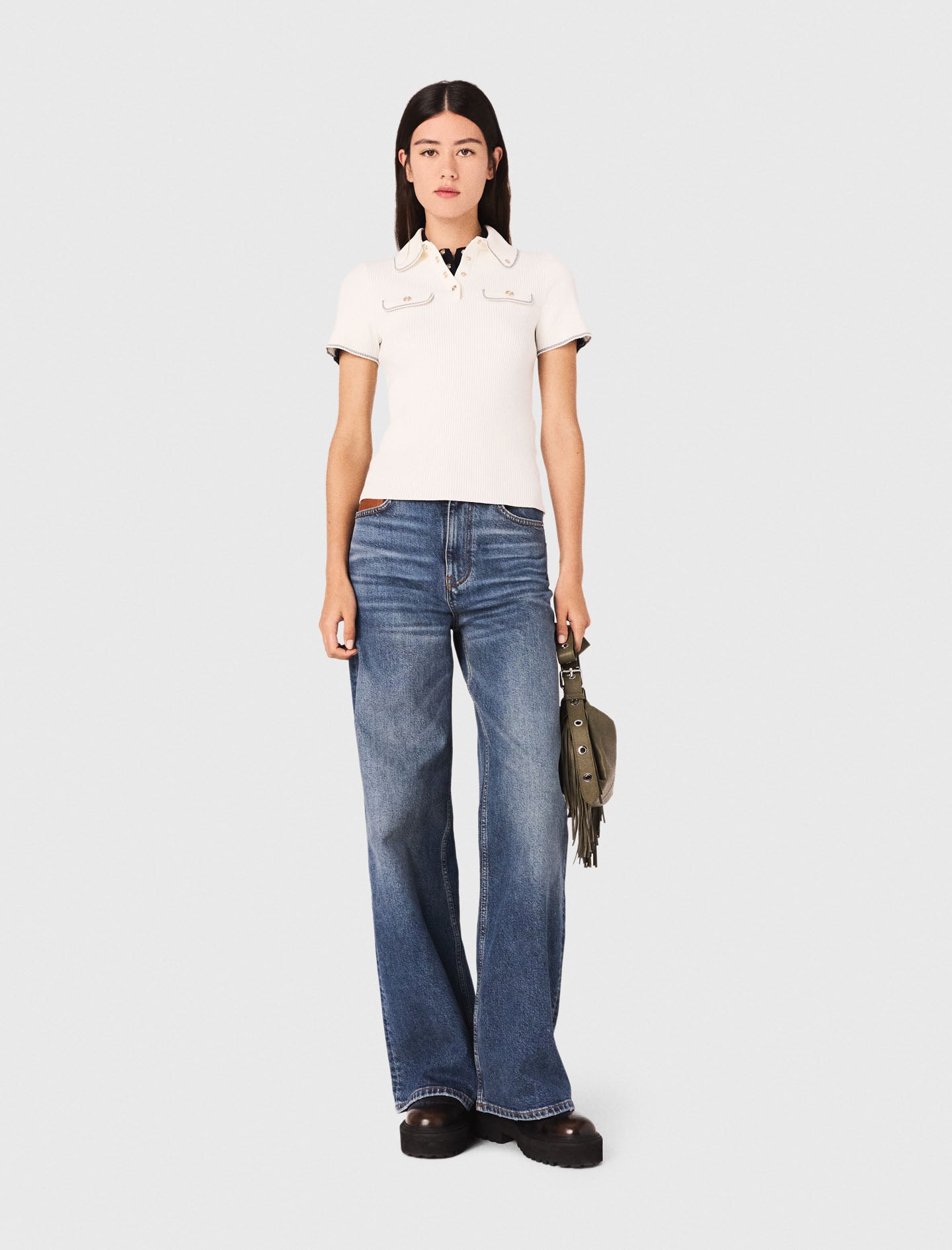 Short sleeve polo shirt