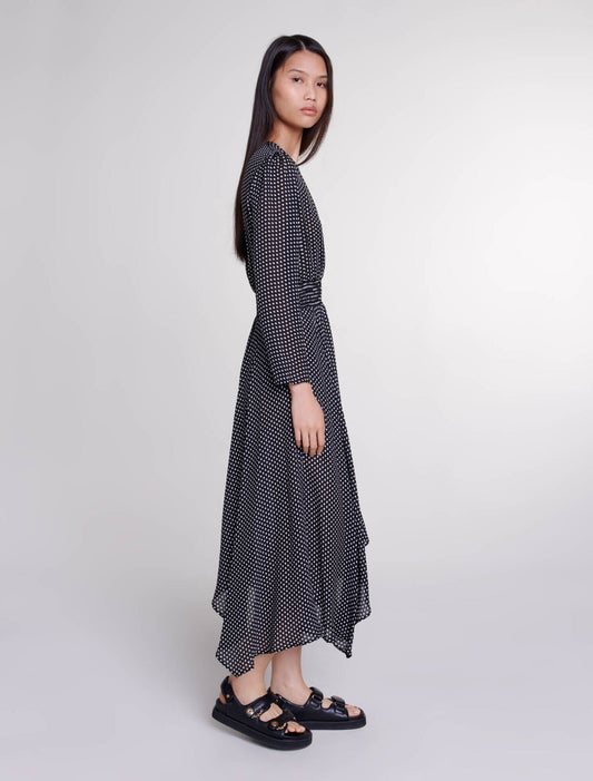 Clover Dot Mid-length polka dot dress