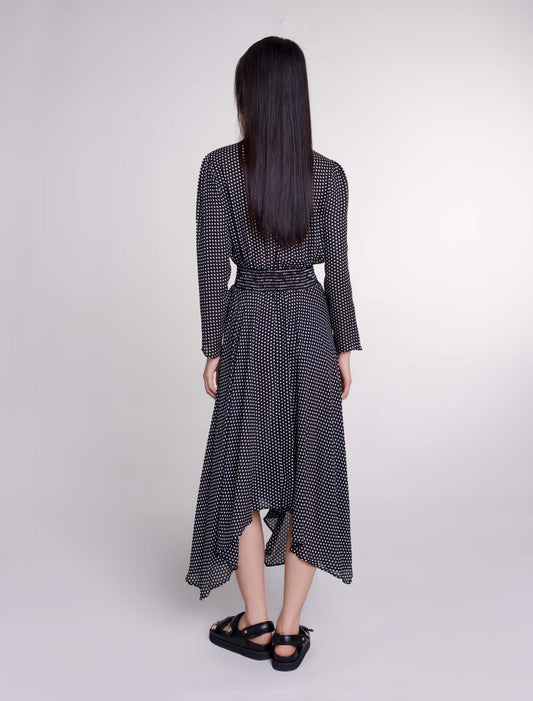 Clover Dot Mid-length polka dot dress