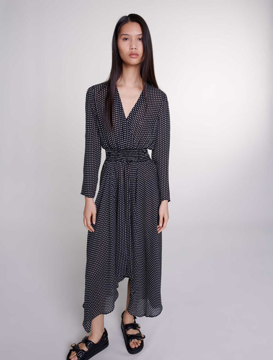 Clover Dot Mid-length polka dot dress