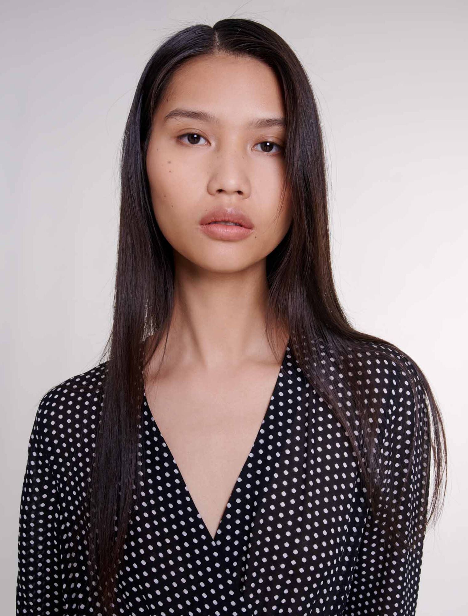 Clover Dot Mid-length polka dot dress