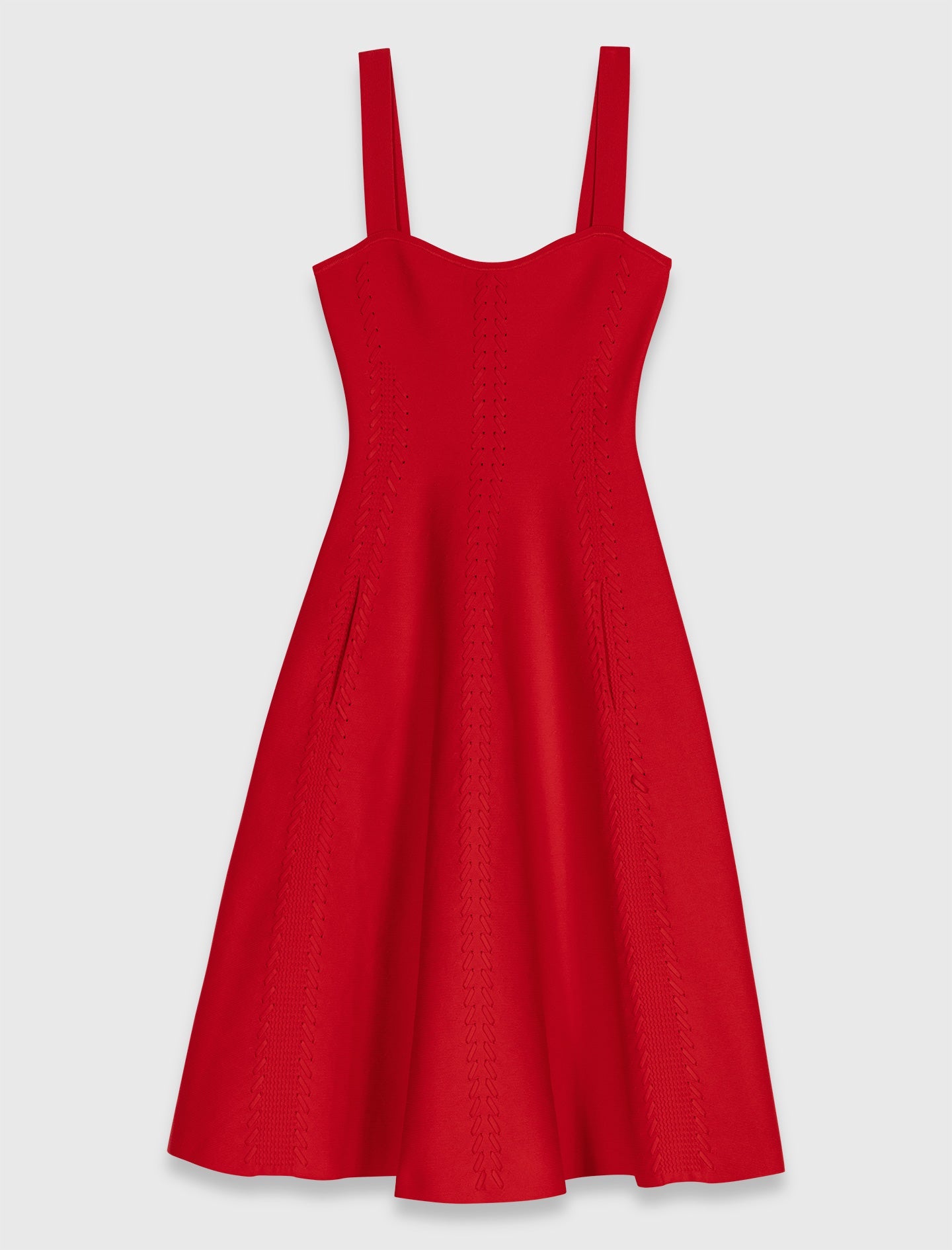 Long babydoll knit dress