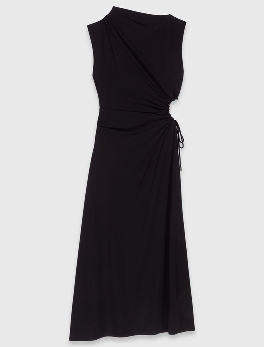 Cutout waist maxi dress