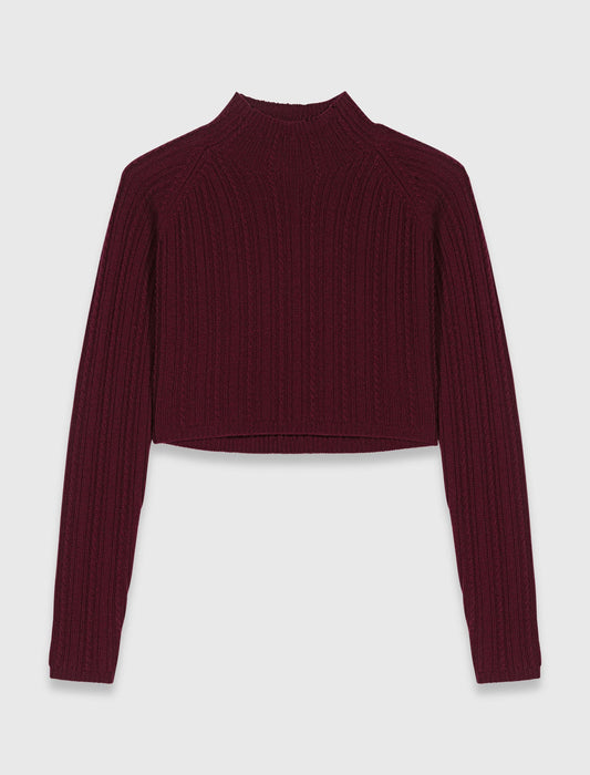 Knit dress with removable jumper