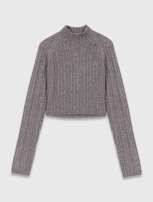 Knit dress with removable jumper