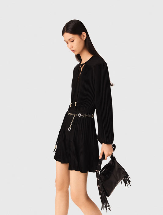 Short pleated dress