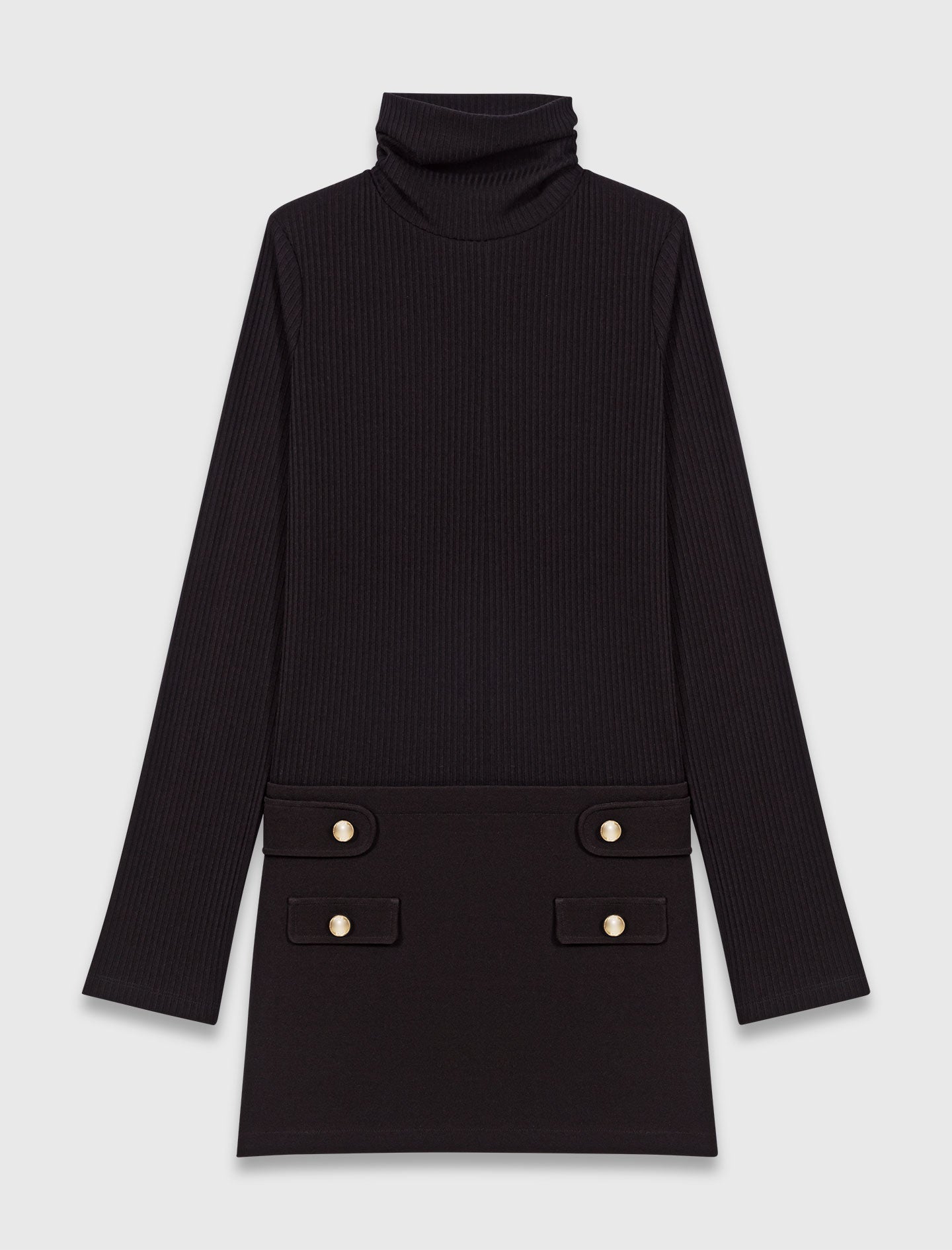 Short high-neck dress