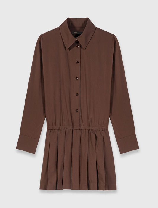 Two-in-one short dress Brown