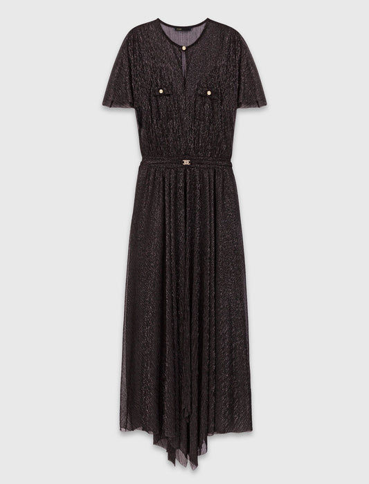 Metallic maxi dress