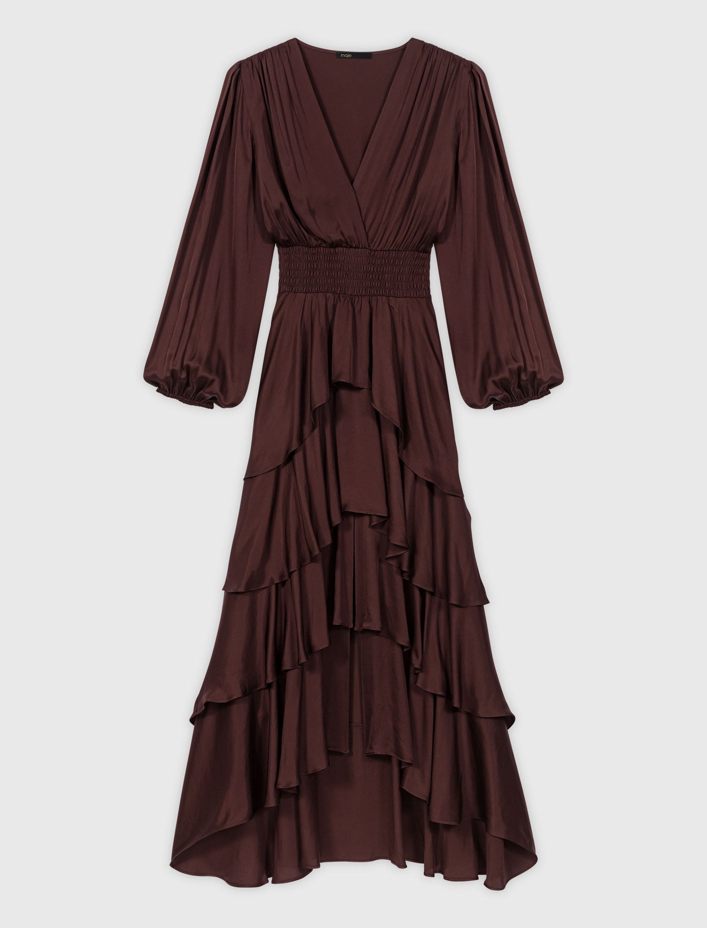 Flowy ruffled maxi dress