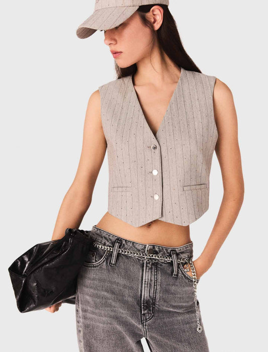 Diamanté tailored jacket