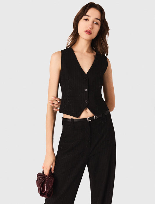 mfpto01231 diamante tailored jacket black