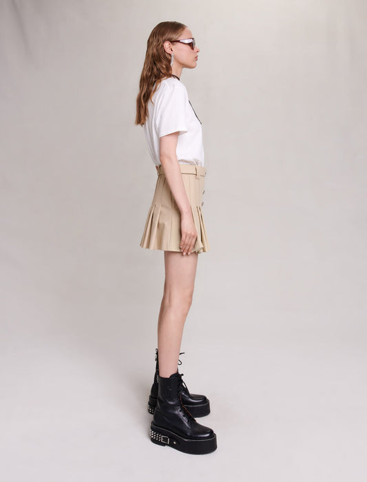 White  -cotton t-shirt