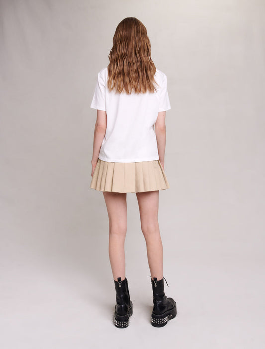 White  -cotton t-shirt