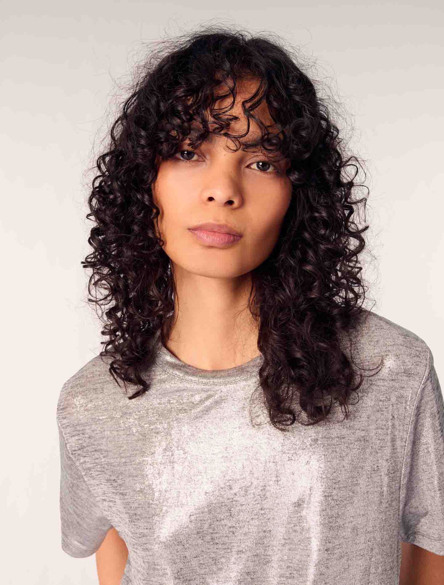 Silver-Lame T-shirt