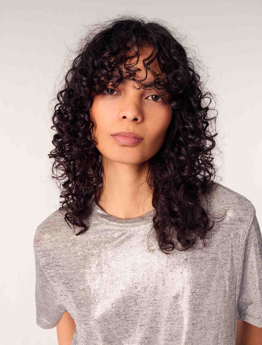 Silver-Lame T-shirt