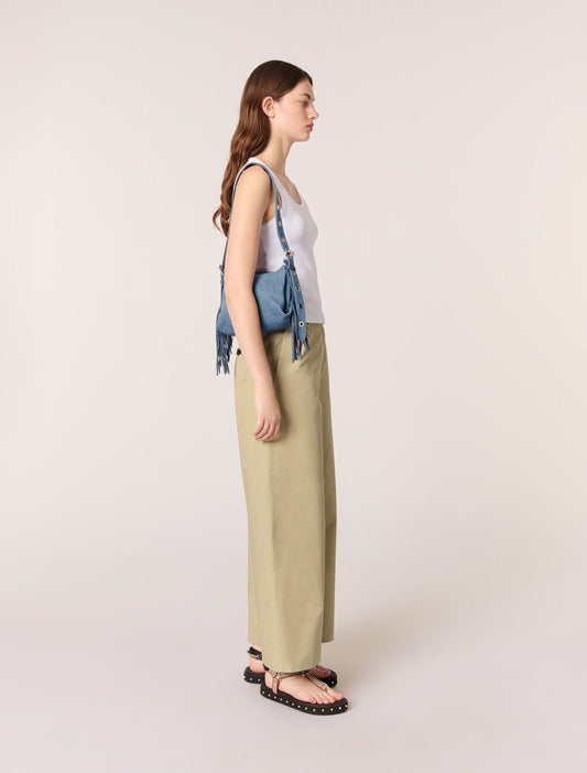 White-Rib knit tank top