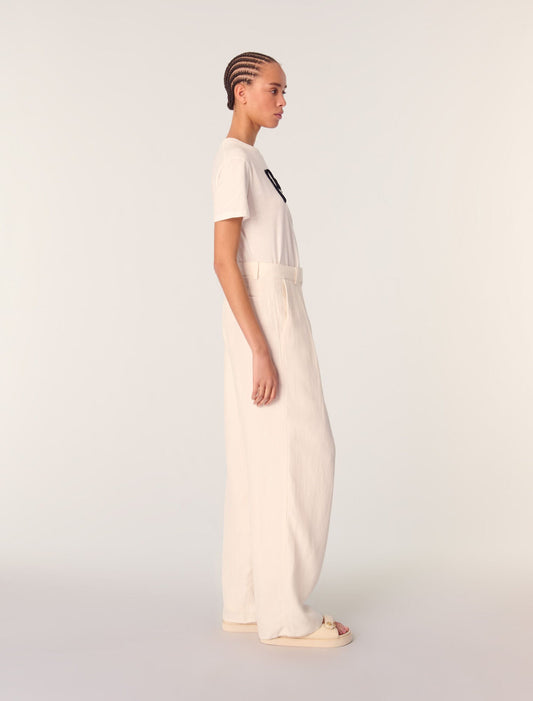 White-Cotton t-shirt