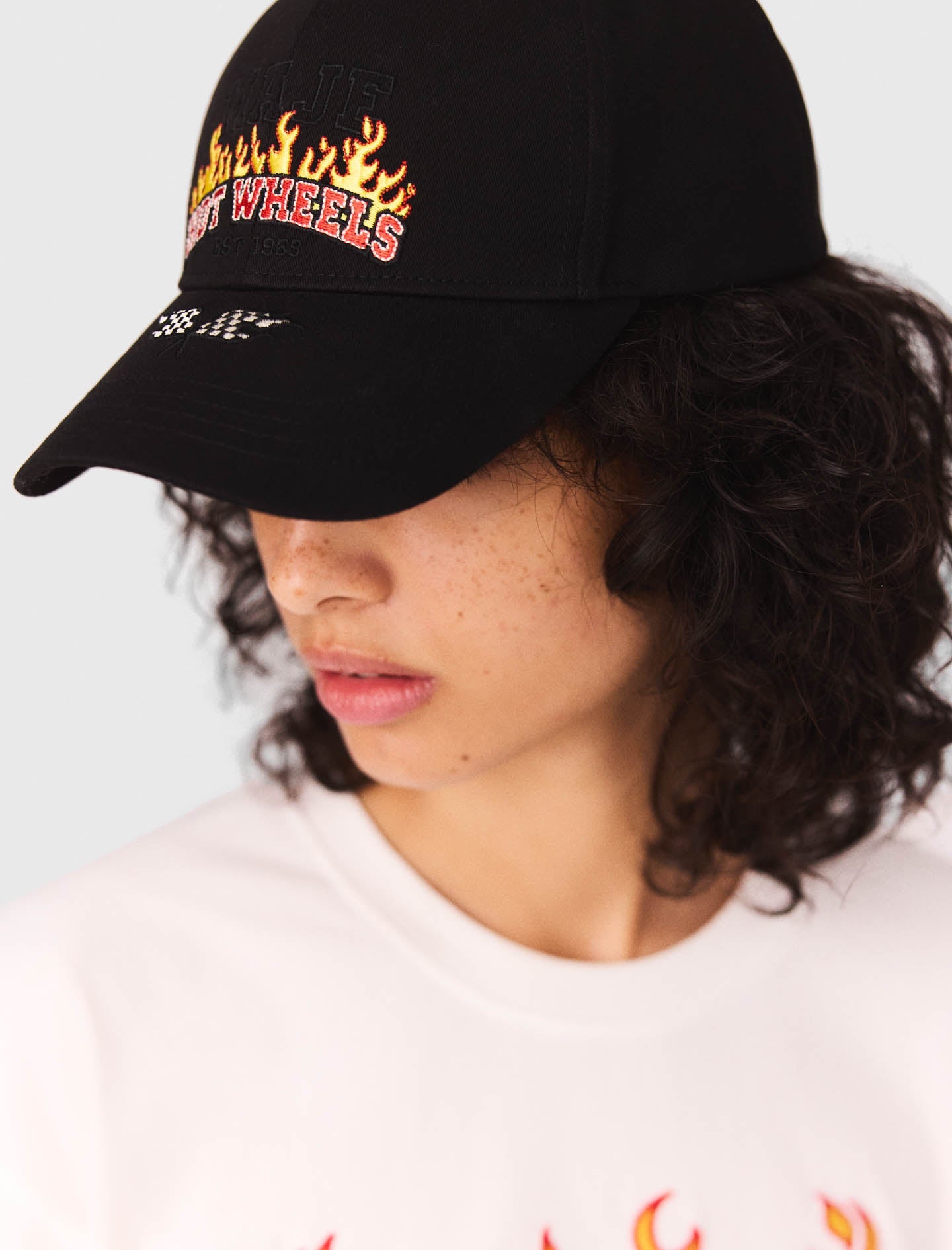 Black  Hot Wheels x Maje cotton cap