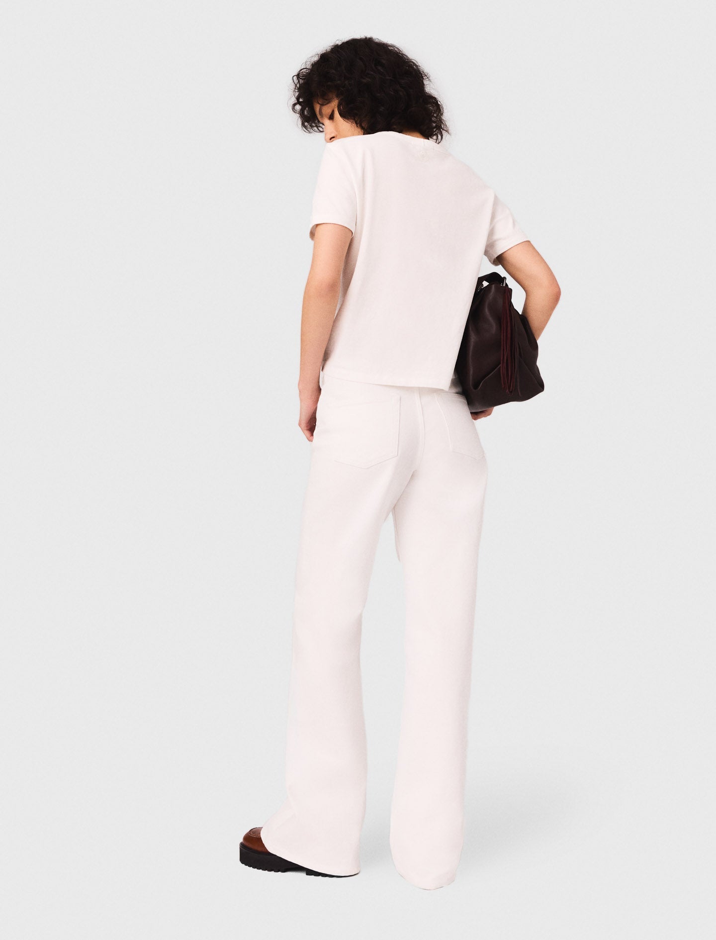 White  Printed T-shirt