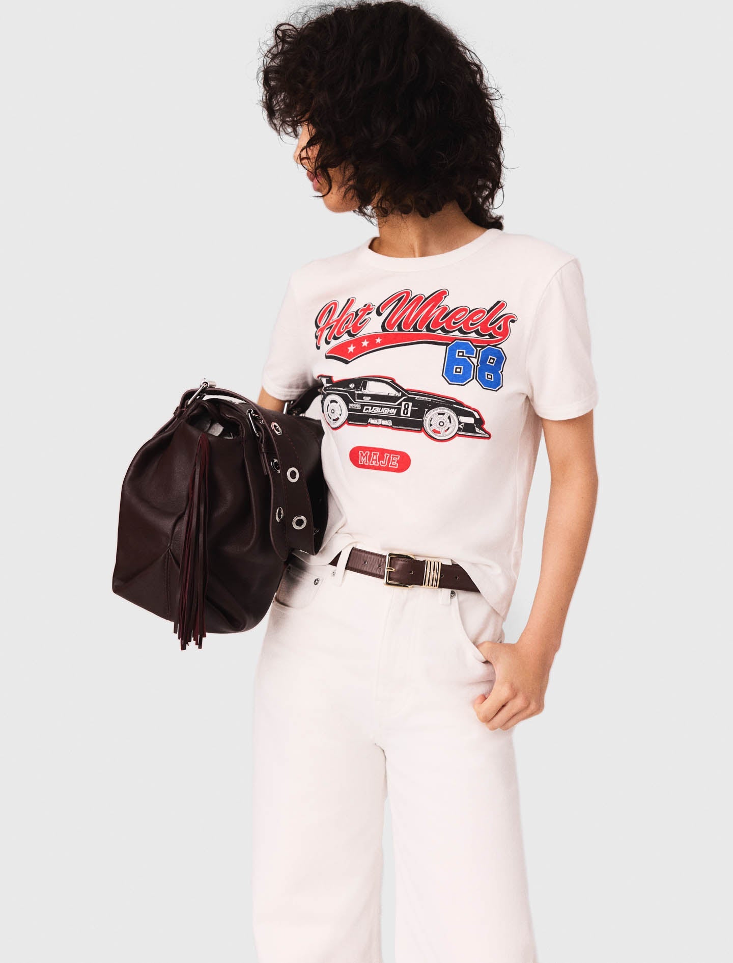 White  Printed T-shirt