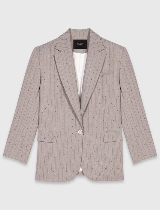 Rhinestone suit jacket