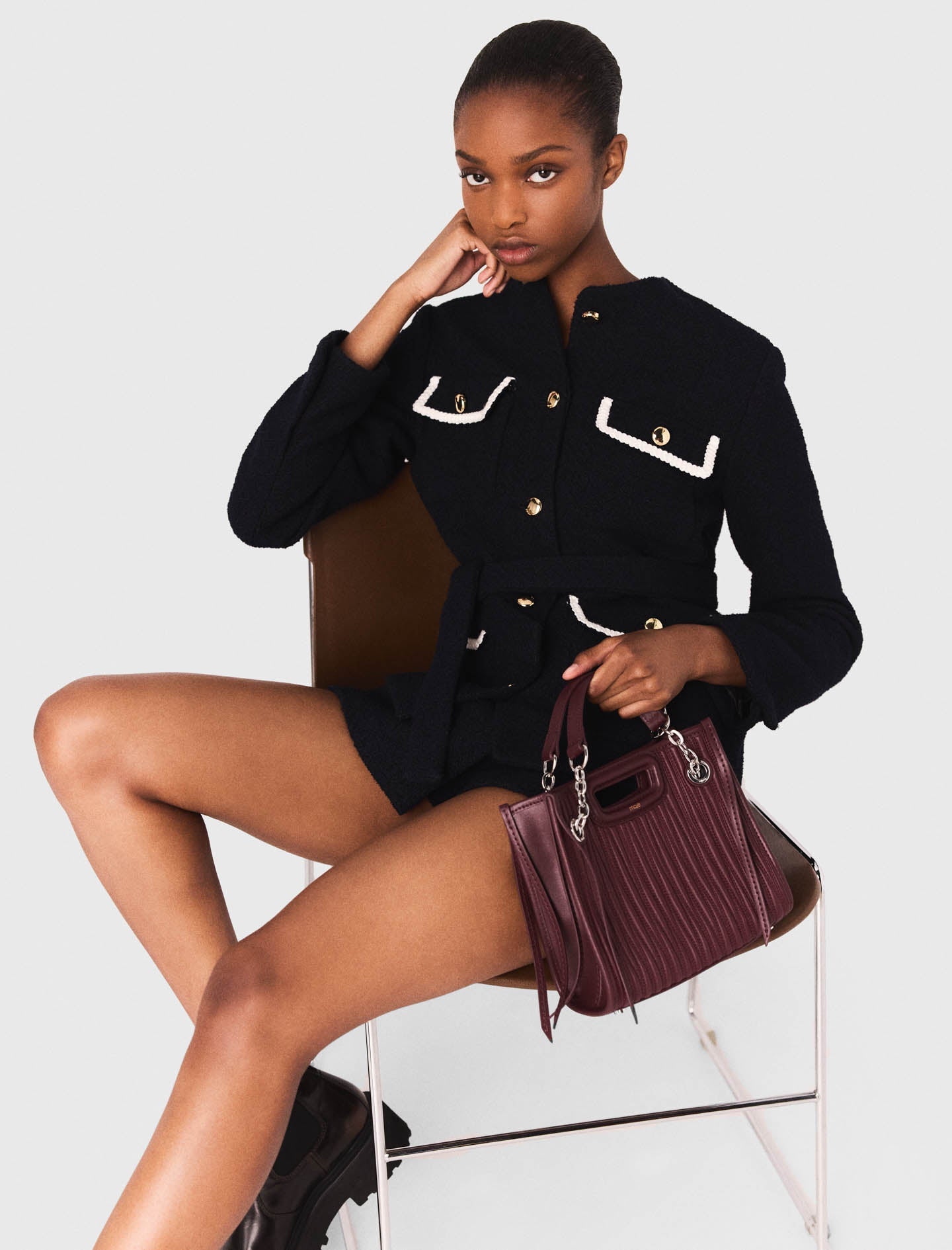 4-pocket tweed jacket