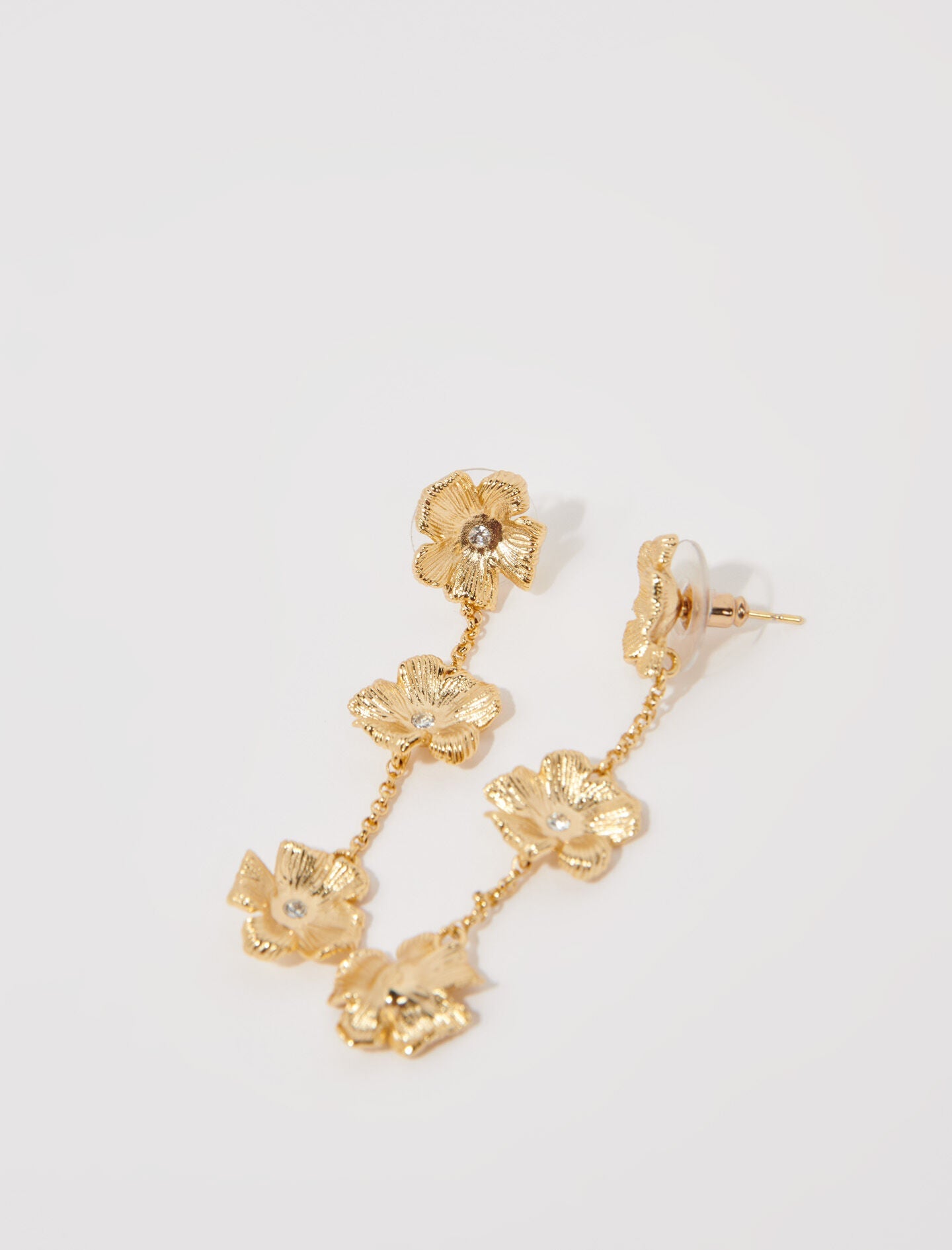 Flower Earrings Gold