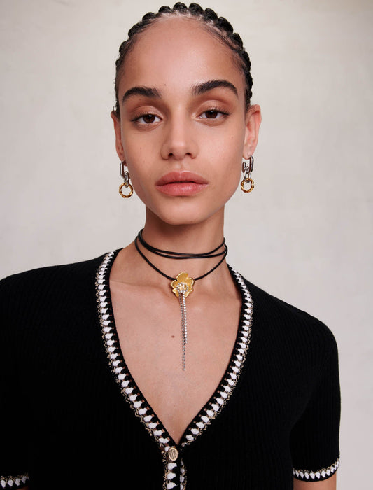 Gold  -flowernecklace